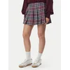 Tommy Jeans Trapezno krilo DW0DW23441 Bordo rdeča Regular Fit