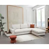 Atelier del Sofa Ugaona garnitura Loop 19 95x85x312cm Bela