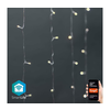 Nedis WIFILXC01W200- LED novogodišnja zavesa 200xLED/8 funkcija 6m IP65 Wi-Fi Tuya topla bela