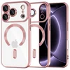 Ovitek Techsuit Luxury Crystal MagSafe za iPhone 17 Pro/18 Pro - pink