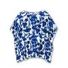 SHEEGO Bluza kobalt modra/temno modra/bela