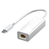 AVIZAR USB-C na RJ45 Ethernet adapter za Windows in Macbook, 1000 Mbps - bel, (21261909)