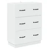 Ormar s ladicama Bijela 66 x 34,5 x 87 cm Konstruirano drvo