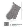 Kela Pekačarska rokavica Puro, 55 % bombaž/45 % lan, siva, 31,0 x 18,0 cm