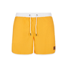 Urban Classics Kratke kopalne hlače Retro zlato-rumena/bela
