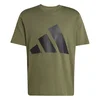 ADIDAS SPORTSWEAR Funkcionalna majica Essentials  oliva / črna