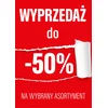 Plakat 30x40 cm Razprodaja do -50% oglaševalski transparent za trgovino