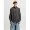 JACK & JONES Srajca JJCARTER temno siva / črna / bela