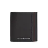 TOMMY HILFIGER Denarnica CENTRAL TRIFOILD črna/bela