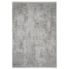 Dieter Knoll TKANA PREPROGA 160/230 cm tkano srebrne barve