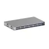 Netgear 48xGbE, pametno stikalo, 2 kombinirani vhodi Copper/SFP, 2 namenski vhoda SFP - GS748T