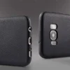 Maska Leather Look za Huawei Y9 (2019) crna.