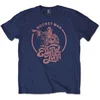 Elton John Rocketman Circle Point Navy Blue L Majica