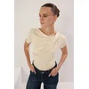 Trendyol Milla Ženska bluza, Bež