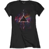 Pink Floyd Dark Side of the Moon Pink Splatter Black M Ženske Majica