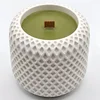 Svijeća Mozaik - Bijela / Maslinasto Zelena / Green Leaf KP40282