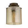 Searchlight 88911-1MO - Plafonsko svetilo SWEDEN 1xE27/60W/230V pr.22 cm braon/zadimljeno