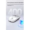 Xingji Bežični miš, 2.4GHz, Bluetooth, Srebrne boje