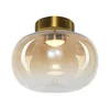 LED plafonsko svetlo VASO LED/4W/230V prečnik 18 cm zlatno/zadimljeno