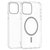 Transparent Color Ring MagSafe maska za iPhone 14 Pro Max – Siva