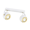 Argon 7038 - Spot lampa KOS PLUS 2xGU10/5W/230V bela/zlatna