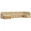Set vanjskih sofa 7 kom. Bijela i bež
