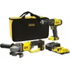 STANLEY Fatmax aku bušilica i aku ugaona brusilica 18V 2 x 2.0Ah set SFMCK471D2S-QW