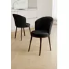 HANAH HOME Set stolica (2 dela) Risa Black Brown