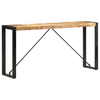 Konzolna mizica 150x35x76 cm trden mangov les