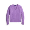 Polo Ralph Lauren Pulover večbarvno lila