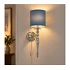 BRILAGI - Zidna lampa NUBILA 1xE27/60W/230V sjajni hrom/tamno plava