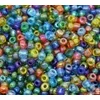 Kašaste perle (seed beads) 4 mm providna AB sarena