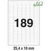 ETIKETE ILK 25,4X10MM ODLJEPLJIVE PK25L ZWECKFORM L4731REV-25