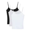 Pull&Bear Top pegasto siva / črna / bela