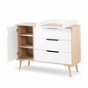 LittleSky previjalna komoda Sofie white/beech