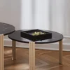 AYTM pladenj Unity, črn, dolžina 35 cm, širina 35 cm, les - Dizajn