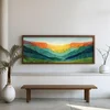 FAH065-120 Multicolor Decorative Framed MDF Painting