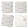 shumee PVC stenske ploščice samolepilne abstraktne teksturirane črte 4x50x50 cm