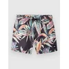 ONeill Cali Print 13 Kids kopalne hlače black tropical flower