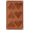 Northix Silikonski model za piškote v obliki srca – 29 x 17,5 x 3,8 cm