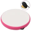 Gimnastička prostirka na napuhavanje 100x100x10 cm PVC roza