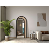HANAH HOME Ogledalo Rafza Black