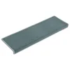 Vidaxl Stopniščne preproge 15 kosov 65x21x4 cm morsko modre pravokotne robove