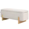 Homestar Shranjevalna klop 111x44x445 cm krem