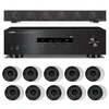 SET 1 Kompletno ozvočenje, 10 x vgradni zvočnik, regulacija glasnosti, Stereo Receiver - artsound