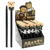 Gel/radirka JUNIOR Nandy Graffiti Bear 0,5 mm - modro polnilo (mešanica/cena 1 kos)