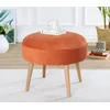 Atelier del Sofa Tabure 52x44cm, Narandžasto