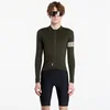 Dres Rapha Mens Pro Team Long Sleeve Midweight Jersey Bottle Green/ White XL