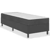 Box spring okvir za krevet od tkanine sivi 100 x 200 cm