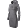 Ženska sweatshirt haljina, čelično siva, S